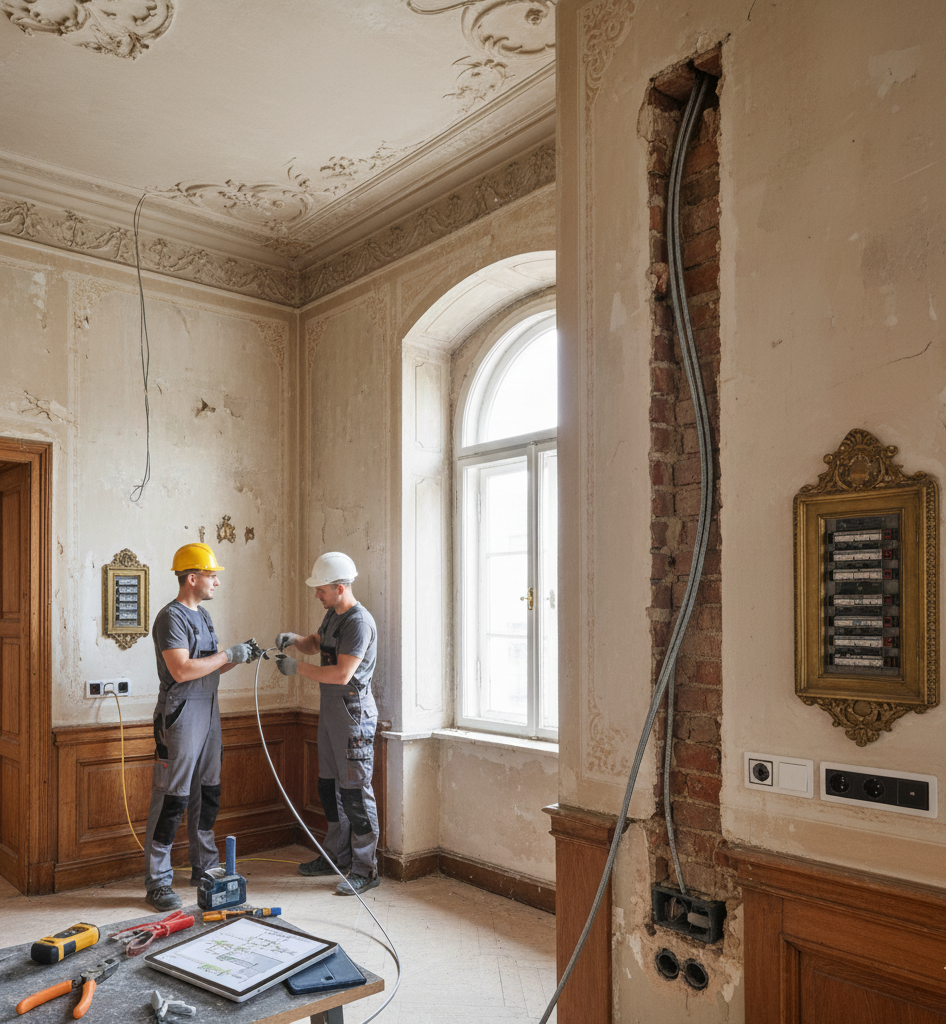 Elektro Altbausanierung in Hamburg